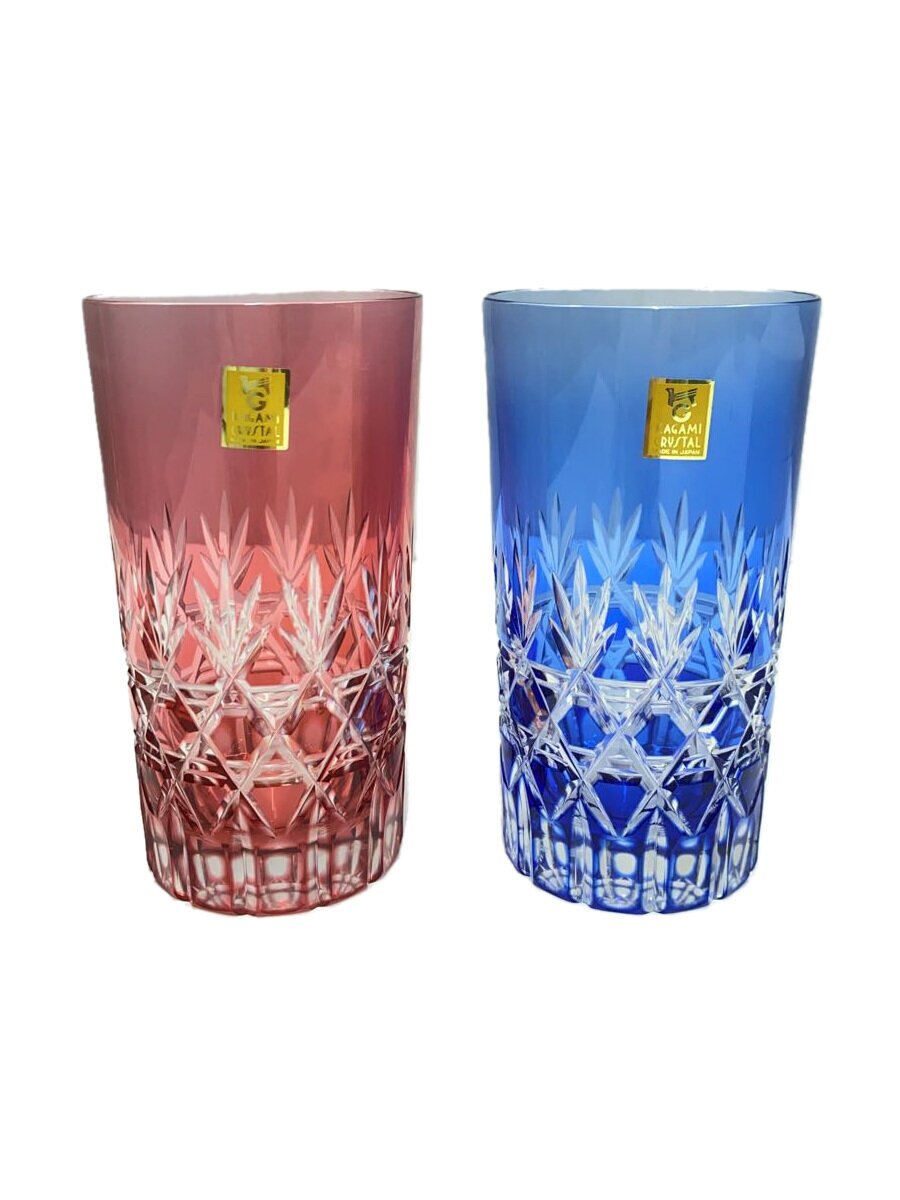 【中古】KAGAMI CRYSTAL◆グラス/2点セット【キッチン用品】