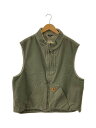 【中古】Carhartt◆モックネックベスト/ベスト/2L/コットン/KHK【メンズウェア】(4)