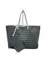 【中古】FENDI◆ズッキーノ トートバッグ/--/NVY/総柄【バッグ】