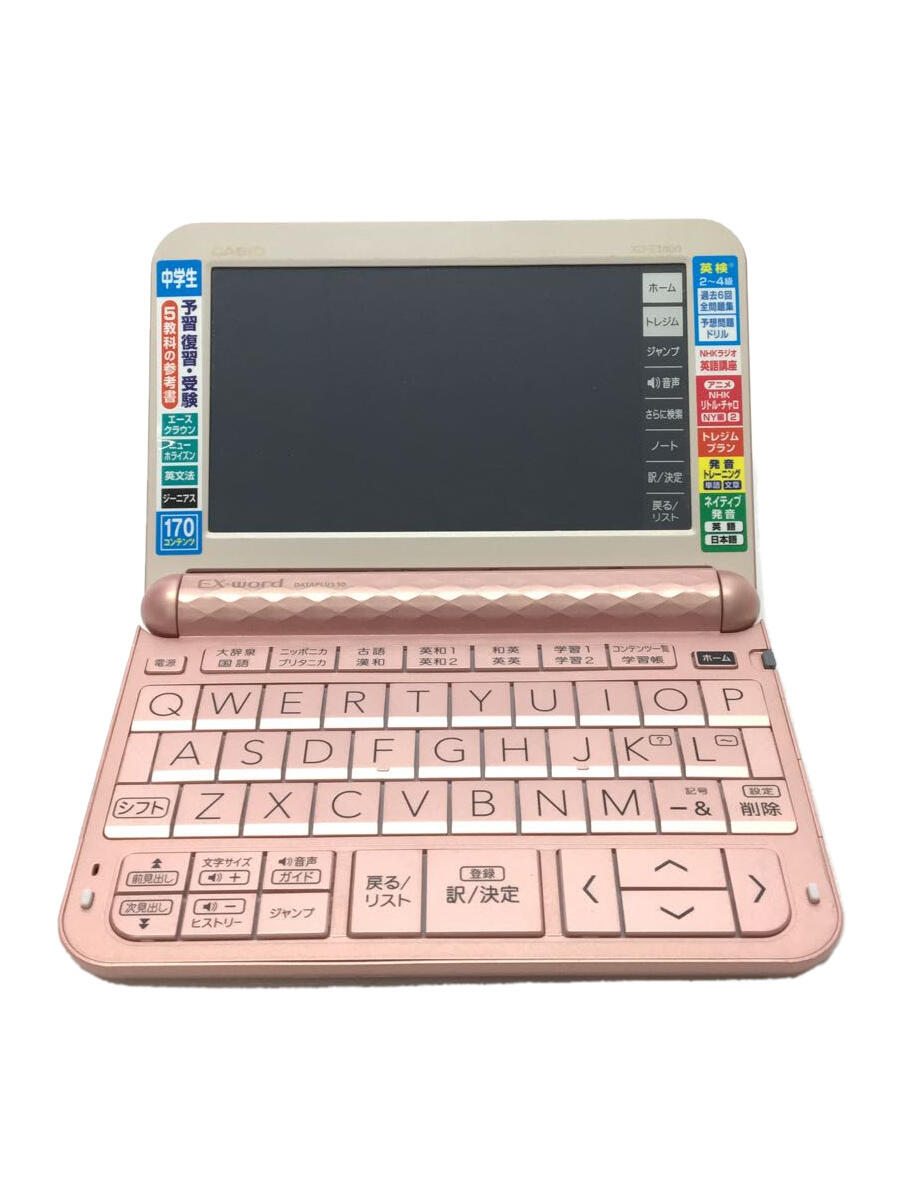 【中古】CASIO◆電子辞書 エクスワード XD-Z3800PK ピンク 【家電 ビジュアル オーディオ】