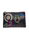 【中古】GUCCI◆クラッチバッグ_GGスプリーム_ナイトクーリエ/PVC/マルチカラー【バッグ】