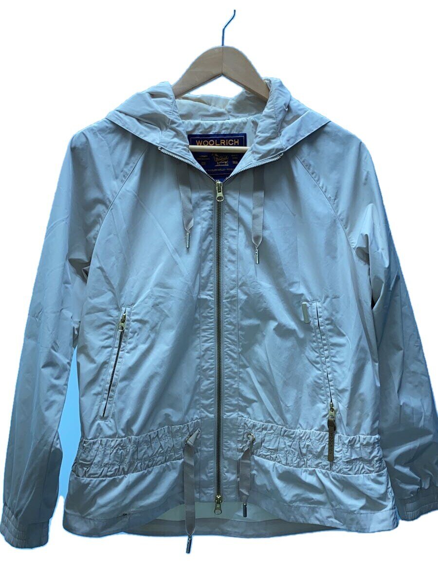 【中古】Woolrich◆マウンテンパーカー/XS/ナイロン/CRM/無地【レディースウェア】