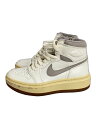 【中古】NIKE◆エア ジョーダン 1 エレベート HIGH SE/24cm/WHT【シューズ】(4)