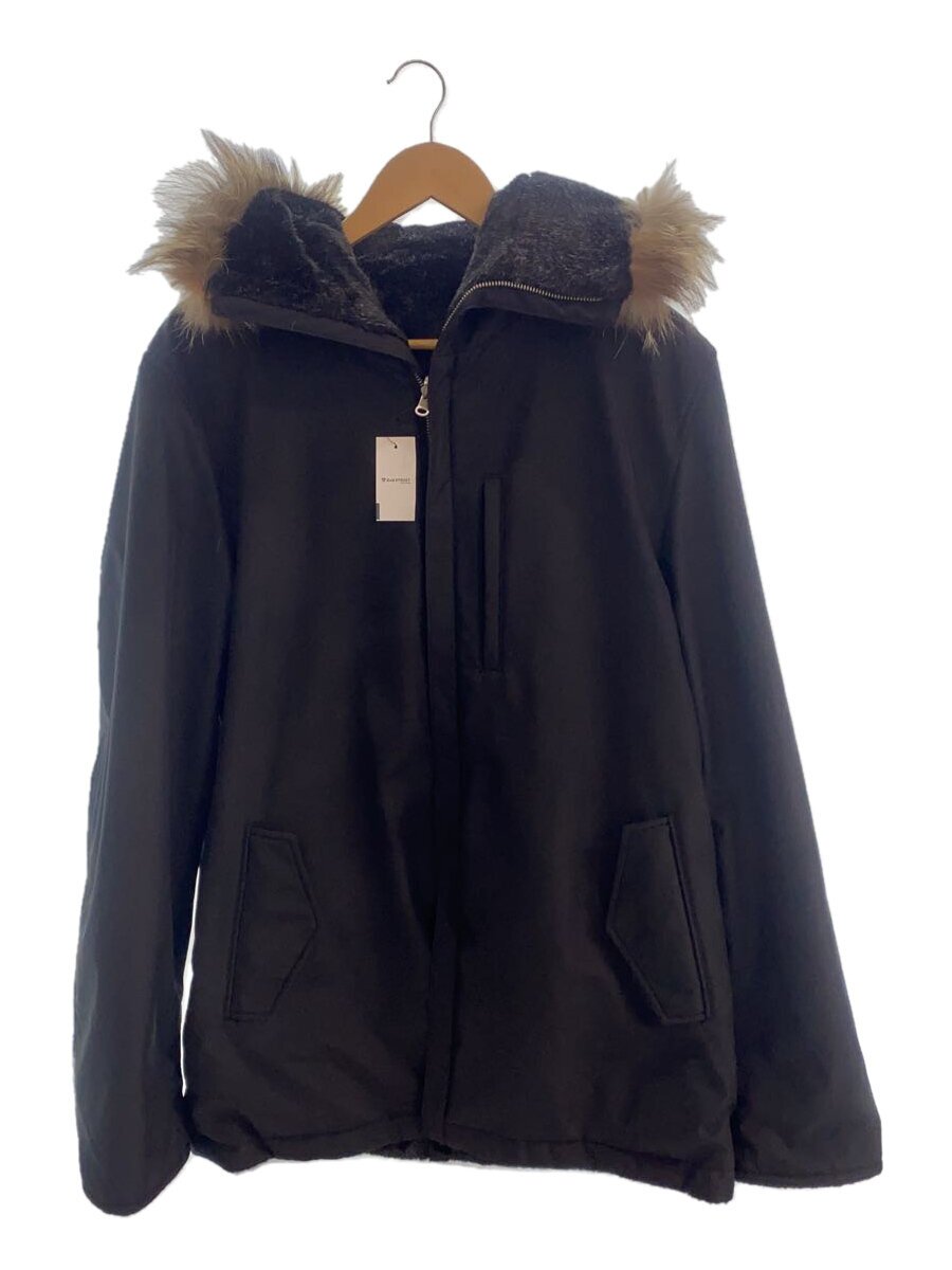 【中古】GAULTIER HOMME objet◆使用感有/内タグヨゴレ/ファーモッズコート/50/BLK/ブラック/026-5-CCC-HG【メンズウェア】