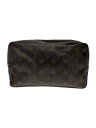 【中古】LOUIS VUITTON◆トゥルース・トワレット23_モノグラム・キャンバス_BRW/PVC/BRW【バッグ】