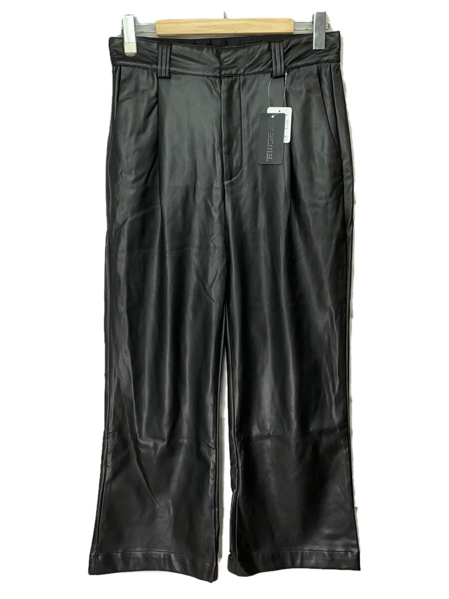 【中古】precme.◆ボトム/L/フェイクレザー/BLK/無地/PR0047【メンズウェア】