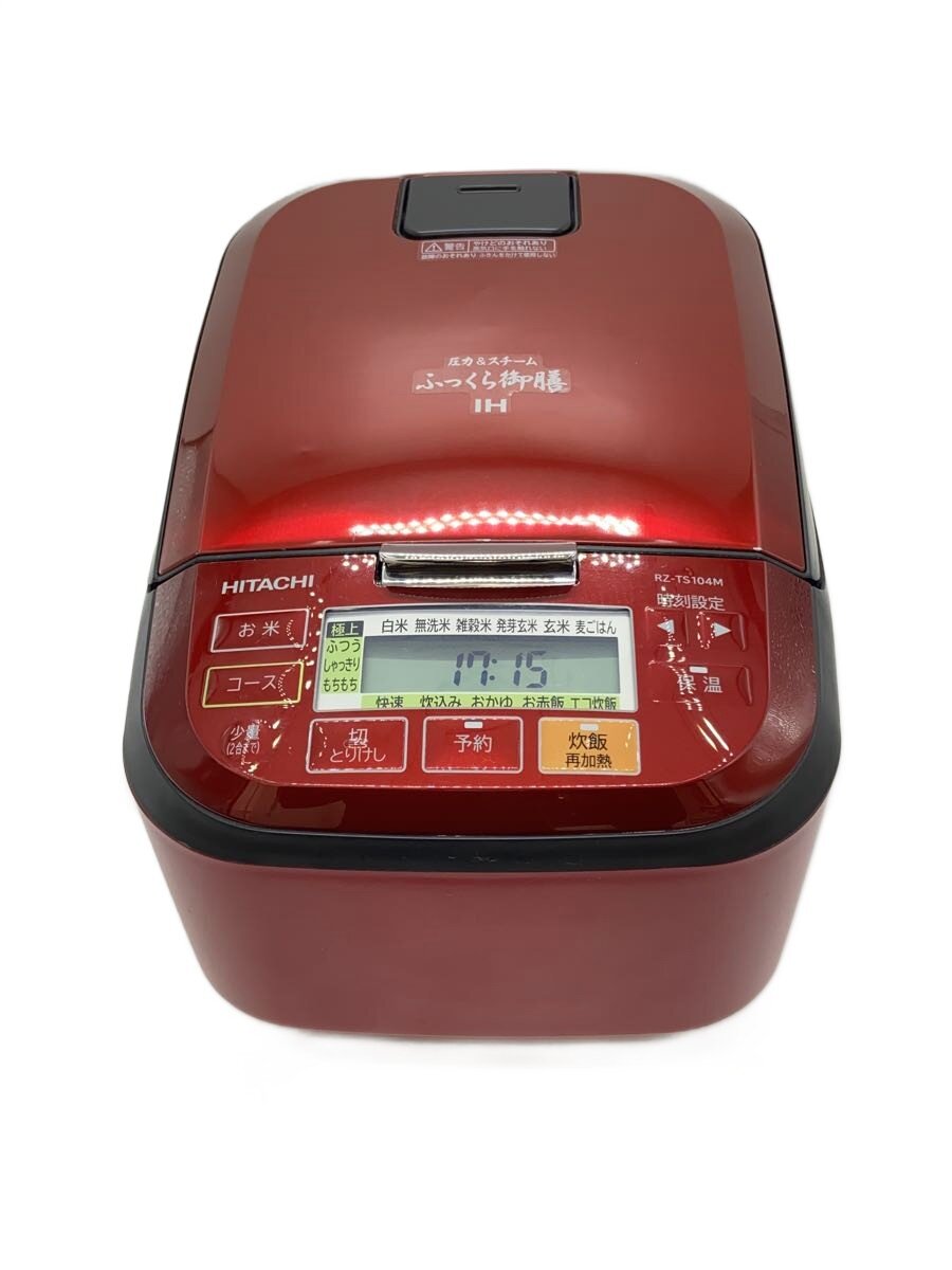 【ブランド】HITACHI 【ブランドカナ】ヒタチ 【型番】 【程度】B 【カラー】 【キーワード】　　 2026/04/18 セカンドストリート次郎丸店 【4457】【中古】HITACHI◆炊飯器 RZ-TS104M【家電・ビジュアル・オーディオ】 ブランド HITACHI 型番 カラー 実寸（cm） 【炊飯器】 幅：23 / 高さ：22 / 奥行：33 【その他】 その他サイズ：/ 商品は　セカンドストリート次郎丸店の店頭にて販売しております。商品に関するお問合わせは、お電話(TEL:092-874-5611)にて、問合わせ番号：2344573407025をお伝えください。 配送方法やお支払い方法に関するお問い合わせは、サポートセンターまでご連絡をお願いします。 ※お電話の対応は営業時間内のみとなります。お問い合わせフォームでお問い合わせの際はご注文番号をご記入下さい この商品に関する出品店舗からのコメント 当店の商品をご覧いただきありがとうございます。使用感、汚れ、キズのある商品となっております。店頭にて同時販売中の為、掲載時とはコンディションが異なる場合がございます。予め、ご了承ください。ご不明な点ございましたらお気軽にお問い合わせ下さい。