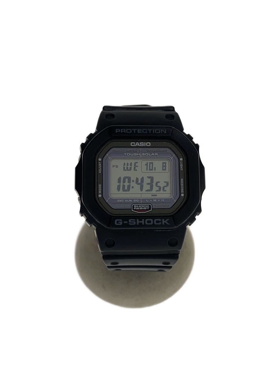 【中古】CASIO◆腕時計/デジタル/ラバー/BLK/BLK/gw-5000【服飾雑貨他】