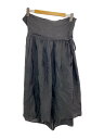 【中古】YOHJIYAMAMOTO+NOIR◆カーディガン(薄手)/1/レーヨン/BLK/無地/NM-S18-213【レディースウェア】