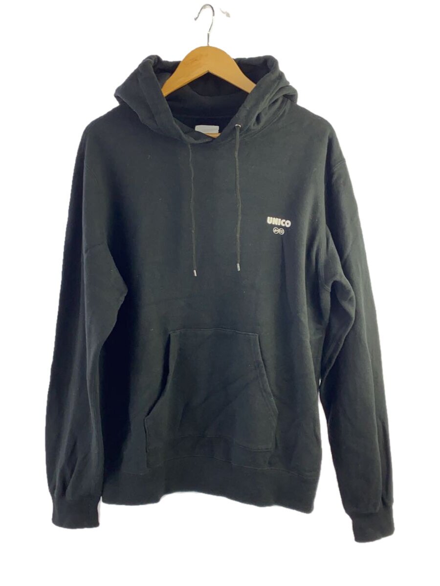 Rakuten - 【中古】uniform experiment◆パーカー/1/コットン/BLK/UE-220077/FRAGMENT UNICO PULLOVER SWEAT【メンズウェア】