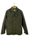 【中古】Timberland◆ミリタリージャケット/L/ナイロン/KHK/無地【メンズウェア】