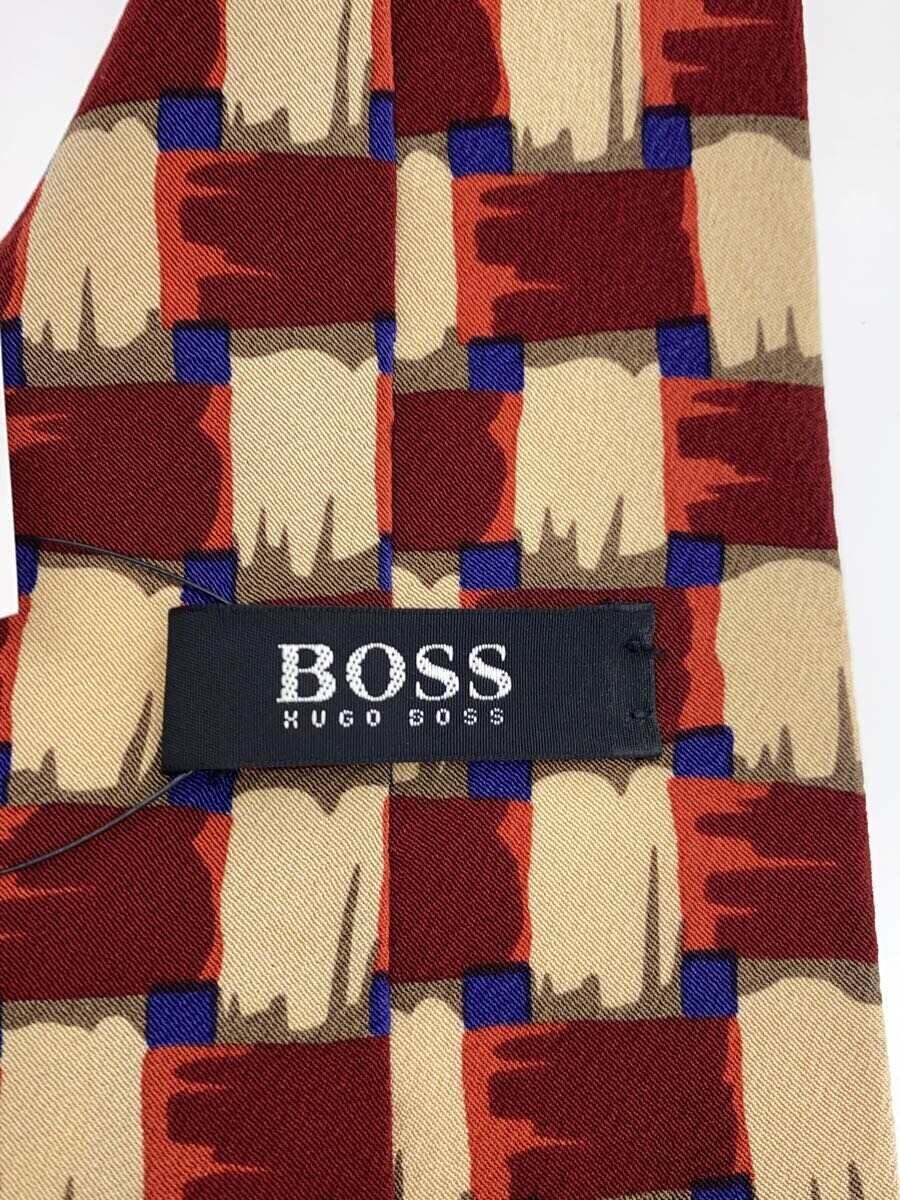 【中古】HUGO BOSS◆ネクタイ/シルク/ORN/メンズ【服飾雑貨他】