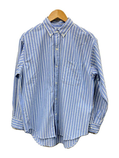 【中古】L.L.Bean◆ORONO ロングスリーブシャツ/長袖シャツ/S/コットン/BLU/ストライプ/5175-9051【メンズウェア】 【中古】L.L.Bean◆ORONO ロングスリーブシャツ/長袖シャツ/S/コットン/BLU/ストライプ/5175-9051【メンズウェア】