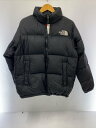【中古】THE NORTH FACE◆NUPTSE JACKET_ヌプシジャケット/L/ナイロン/BLK【メンズウェア】(4)