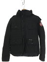 【中古】CANADA GOOSE◆RUSSEL PARKA/ダウンジャケット/S/ポリエステル/BL ...