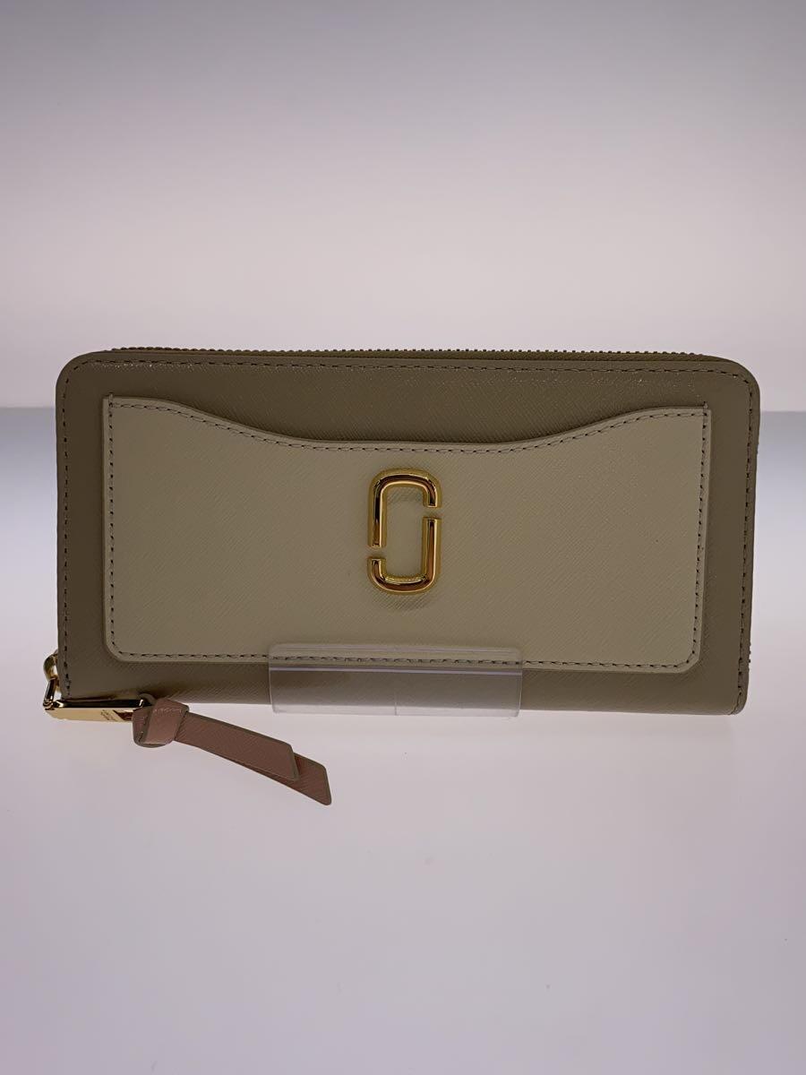 【中古】MARC JACOBS◆長財布/レザー/BEG/レディース【服飾雑貨他】