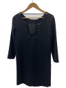 【中古】BA&SH◆長袖ワンピース/--/--/BLK【レディースウェア】(4)