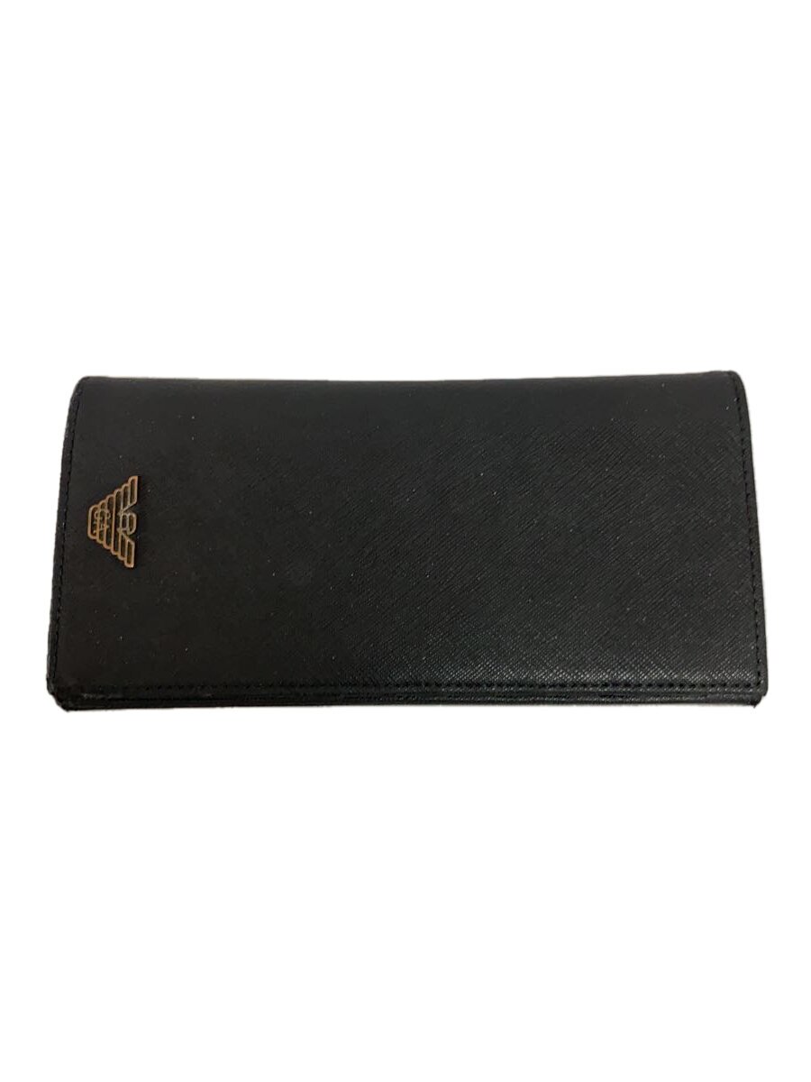 【中古】EMPORIO ARMANI◆長財布/--/BLK/メンズ/Y4R170 YLA0E 81072【服飾雑貨他】