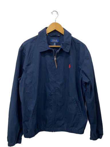 【中古】POLO RALPH LAUREN◆ジャケット/M/コットン/NVY/無地【メンズウェア】 【中古】POLO RALPH LAUREN◆ジャケット/M/コットン/NVY/無地【メンズウェア】