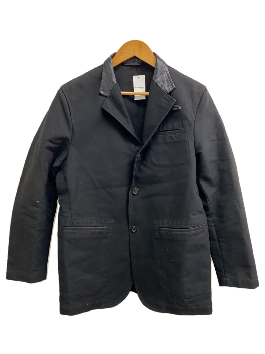 【中古】EDIFICE◆エディフィス/4-1030-1002-3/ジャケット/40/コットン/ブラック【メンズウェア】