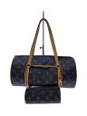 【中古】LOUIS VUITTON◆2)パピヨン30_モノグラム・キャンバス_BRW/PVC/BRW【バッグ】