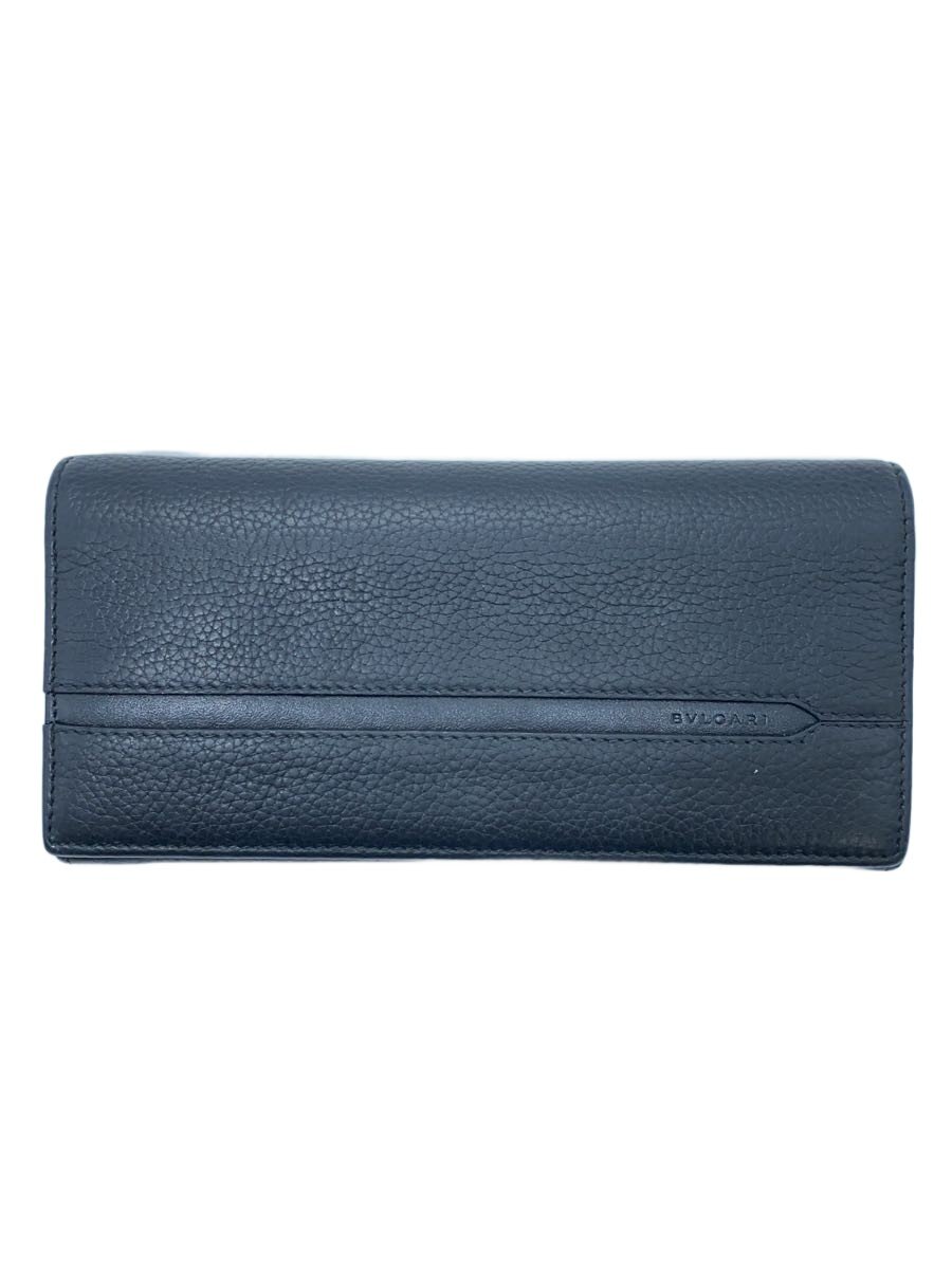 【中古】BVLGARI◆2つ折り財布/レザー/BLK/メンズ/36970 OCTO【服飾雑貨他】