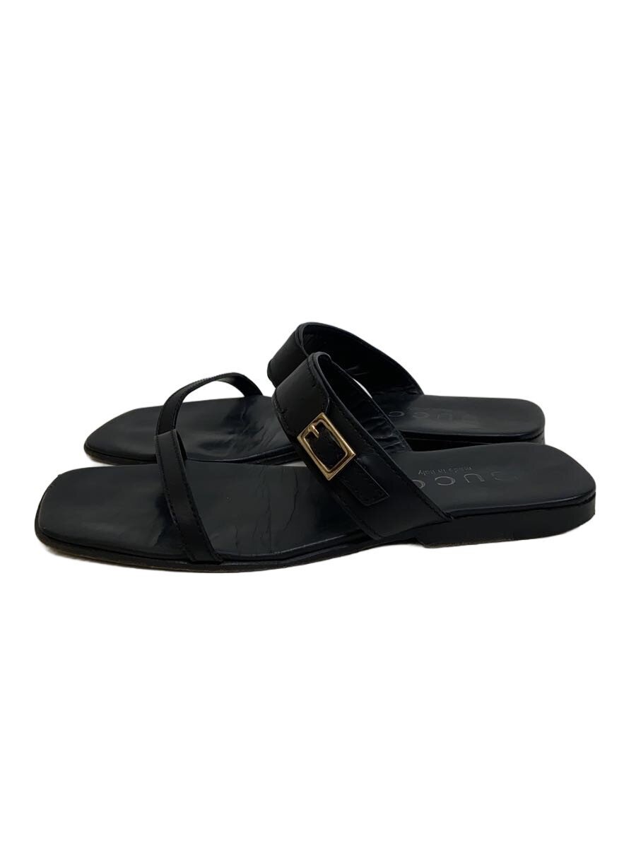 【中古】GUCCI◆サンダル/40/BLK/106【シューズ】