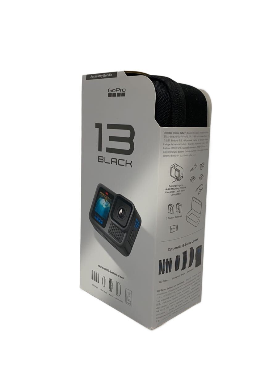 【中古】GoPro◆ビデオカメラ GoPro HERO13 BLACK アクセサリーセット CHDRB-131-FW【カメラ】