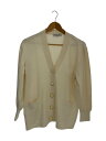 【中古】Christian Dior◆カーディガン(薄手)/M/シルク/WHT/1370KW03【レディースウェア】(4)