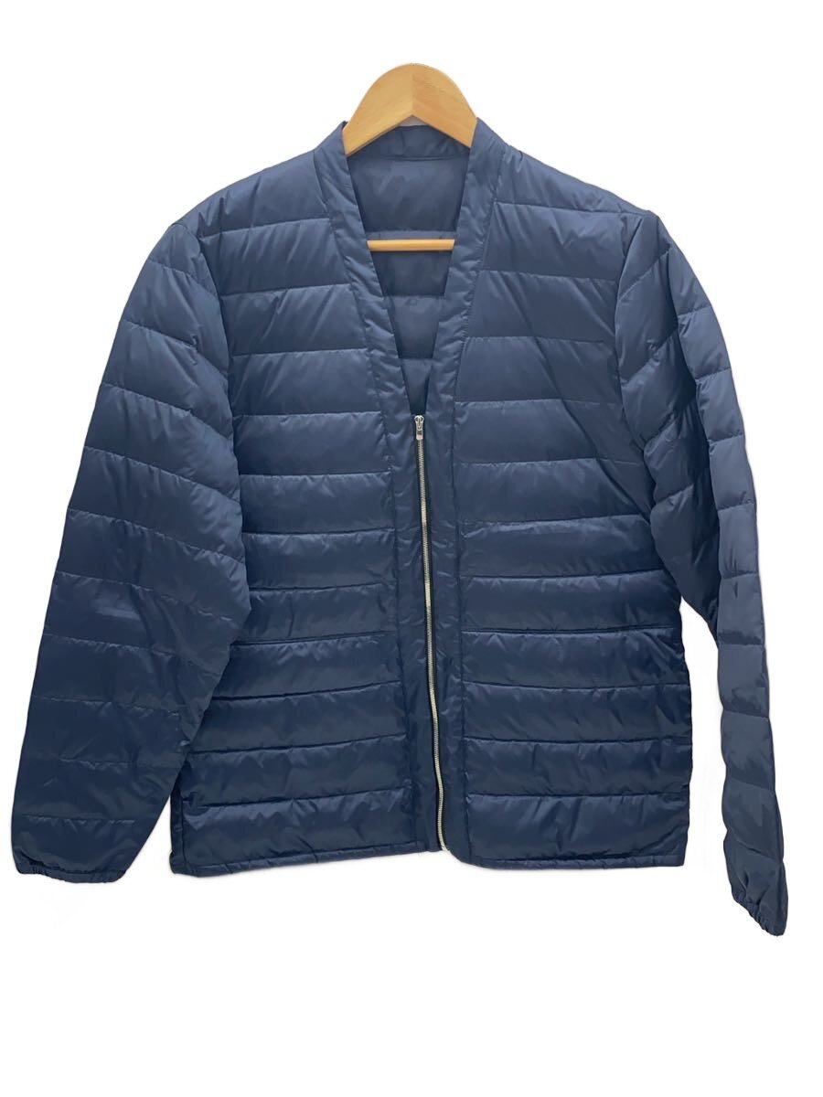 【中古】ARTISAN◆キルティングはっぴダウン/ダウンジャケット/L/ポリエステル/NVY/59-21DA02【メンズウェア】