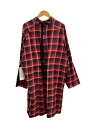 【中古】TAKAHIROMIYASHITA TheSoloist.◆長袖シャツ/46/コットン/RED/チェック/0005SS23//【メンズウェア】