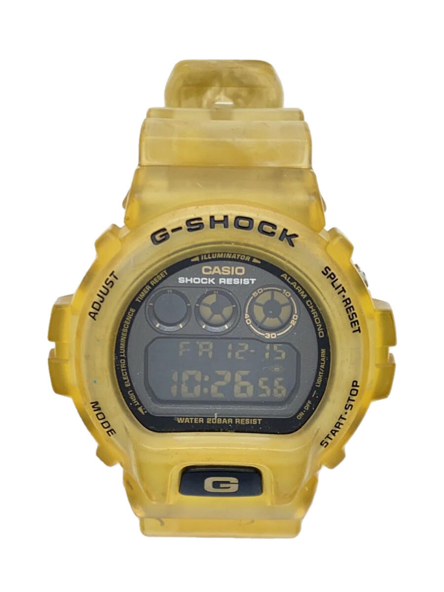 CASIO◆クォーツ腕時計・G-SHOCK/デジタル/ラバー/WHT/SS/プレシャスハートセレクション