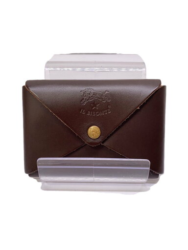 【中古】IL BISONTE◆カードケース/レザー/BRW/無地/メンズ【服飾雑貨他】 【中古】IL BISONTE◆カードケース/レザー/BRW/無地/メンズ【服飾雑貨他】