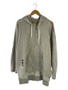【中古】MIHARA YASUHIRO◆ジップパーカー/44/コットン/SLV/無地【メンズウェア】(4)