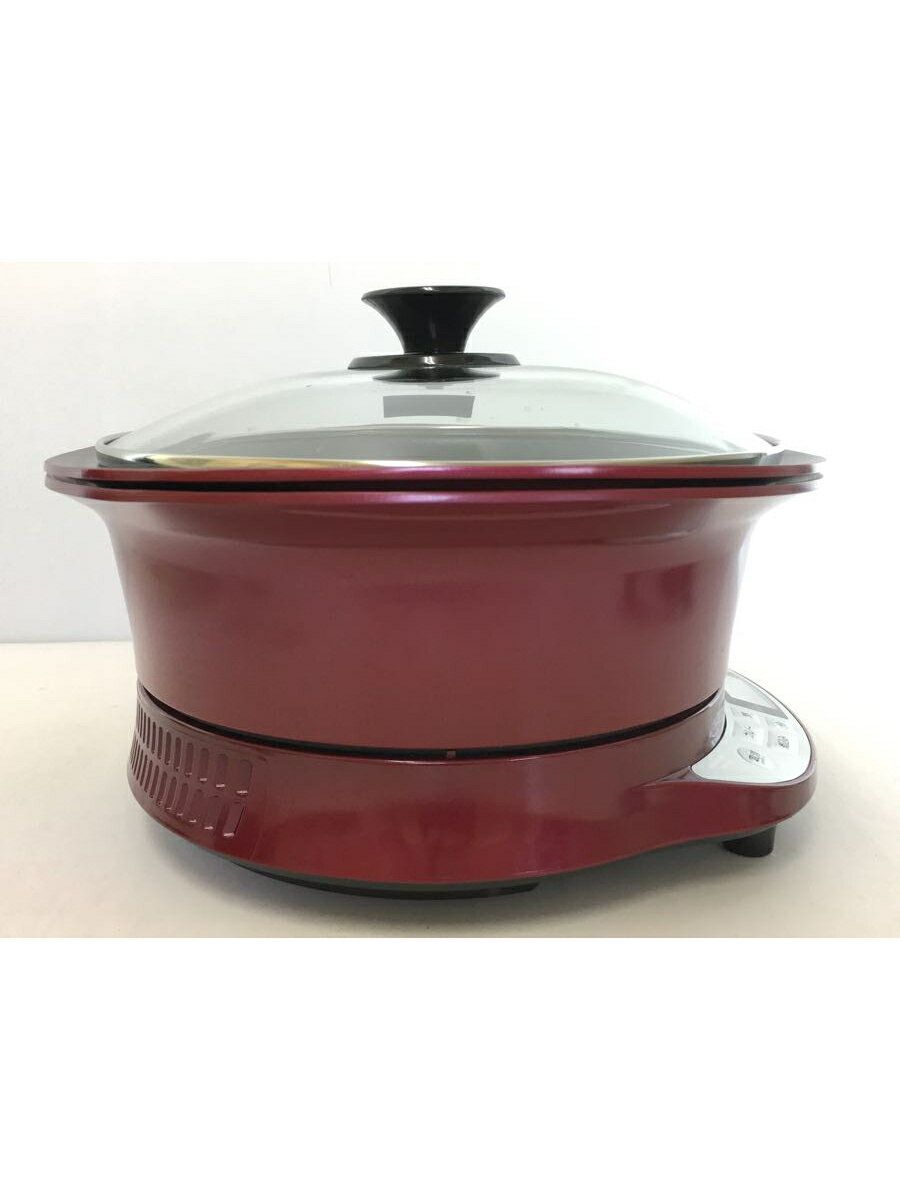 【中古】KOIZUMI◆IHグリル鍋/KIH-1410/ホットプレート/調理家電/小泉成器/レッド【家電・ビジュアル・オーディオ】 3