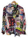 【中古】Vivienne Westwood MAN◆長袖シャツ/44/ホワイト/総柄シャツ/グラフィティシャツ/VW-WR-77011//【メンズウェア】(4)