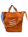 【中古】holiday◆ショルダーバッグ/--/BLU/チェック【バッグ】