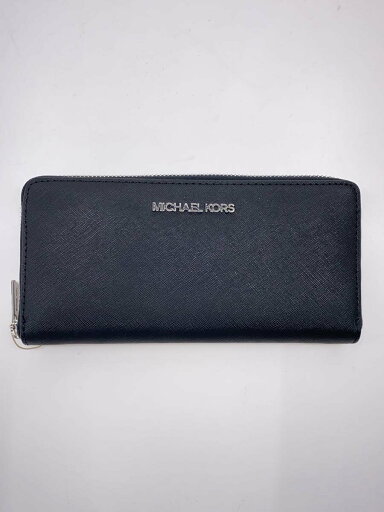 【中古】MICHAEL KORS◆ラウンドファスナー/長財布/レザー/BLK/無地/レディース/35F5STVZ3L【服飾雑貨他】 【中古】MICHAEL KORS◆ラウンドファスナー/長財布/レザー/BLK/無地/レディース/35F5STVZ3L【服飾雑貨他】