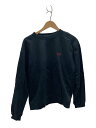 【中古】KENZO JEANS◆スウェット/FREE/コットン/BLK/khk-878【メンズウェア】