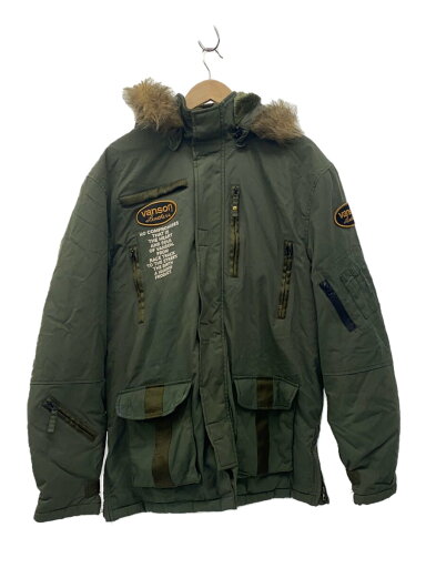 【中古】VANSON◆ジャケット/--/ナイロン/GRN/vs17109w//【メンズウェア】 【中古】VANSON◆ジャケット/--/ナイロン/GRN/vs17109w//【メンズウェア】