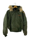 【中古】AVIREX◆90S/N-2B/袖汚れ/フライトジャケット/L/ナイロン/GRY/無地/6415-00-118-7581【メンズウェア】(4)
