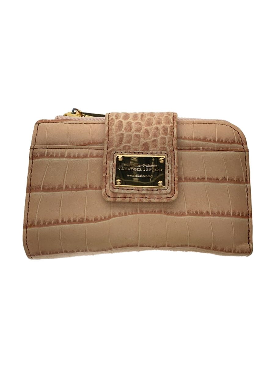未使用　レザー ジュエルズ　クロコダイル型押し 二つ折り財布　ブラウン 楽天市場】leather jewels(レザージュエルズ) 2つ折り財布の通販