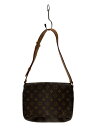 【中古】LOUIS VUITTON◆ミュゼット・タンゴ_モノグラム・キャンバス_ショートショルダー_BRW/PVC/ブラウン【バッグ】