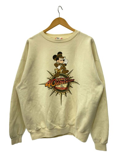 【中古】Disney◆スウェット/one/--/クリームB//【メンズウェア】 【中古】Disney◆スウェット/one/--/クリームB//【メンズウェア】