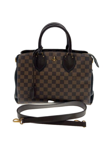 【中古】LOUIS VUITTON◆ノルマンディー_ダミエ・エベヌ_BRW/PVC/BRW【バッグ】 【中古】LOUIS VUITTON◆ノルマンディー_ダミエ・エベヌ_BRW/PVC/BRW【バッグ】