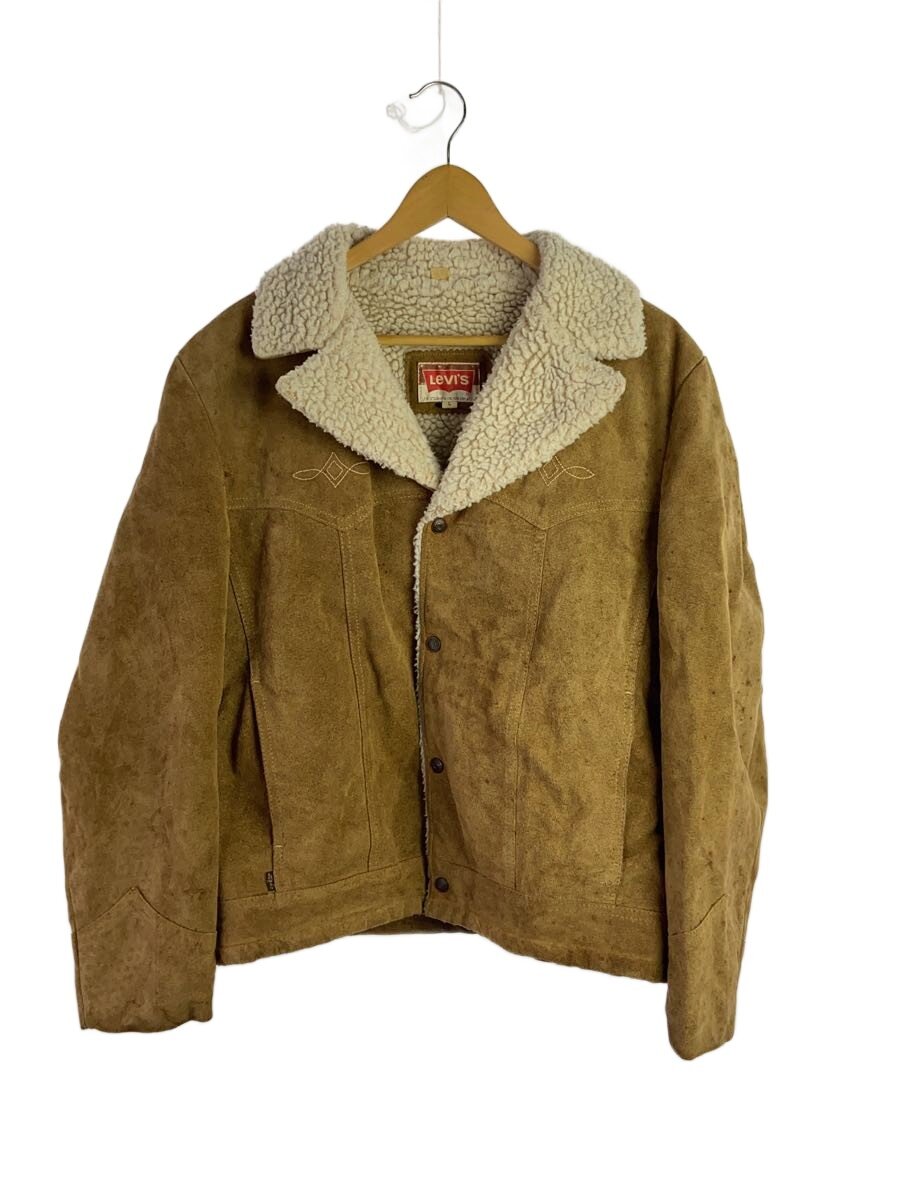 Rakuten - 【中古】Levi’s◆■USED/スウェードトラッカージャケット/裏ボア/ウエスタンヨーク/L/CML【メンズウェア】