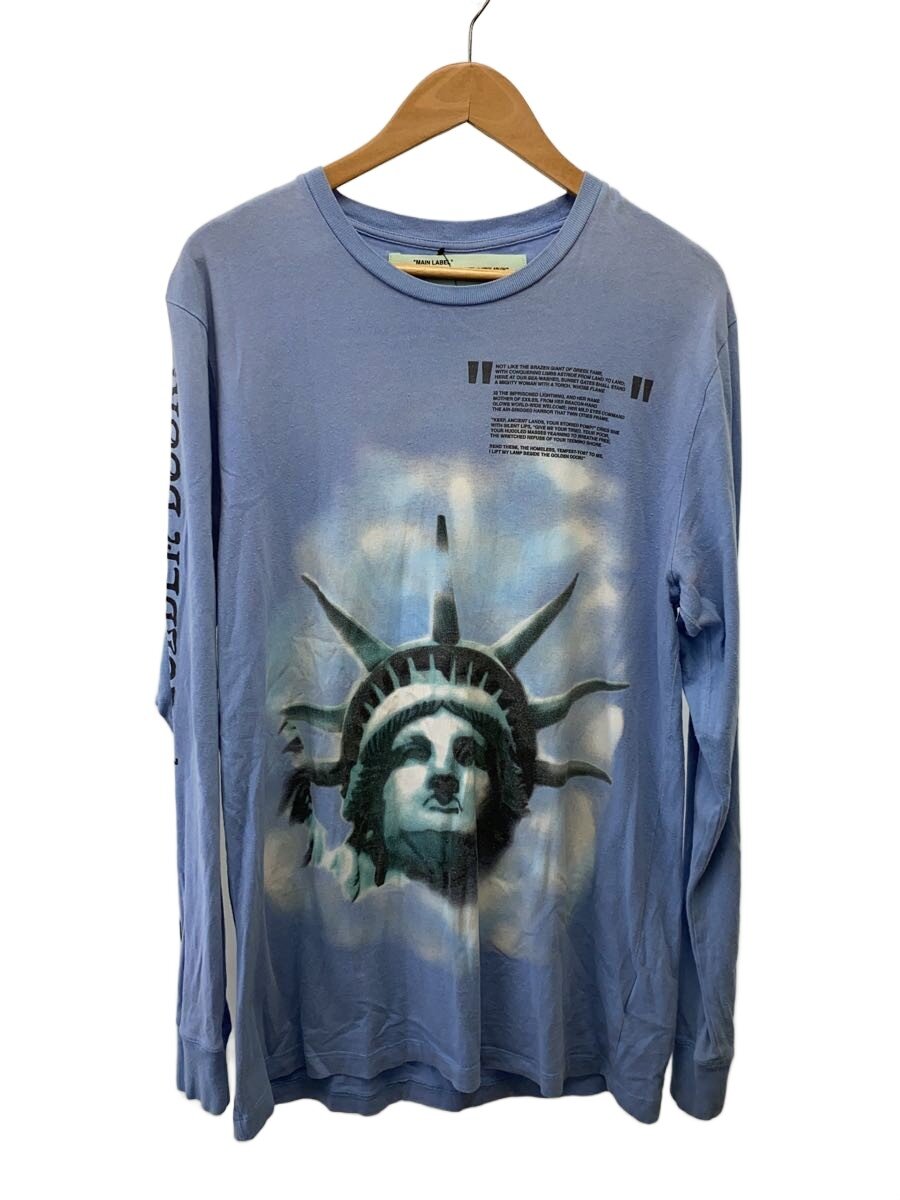 楽天市場】off-white 中古（カラーブルー）（Tシャツ・カットソー