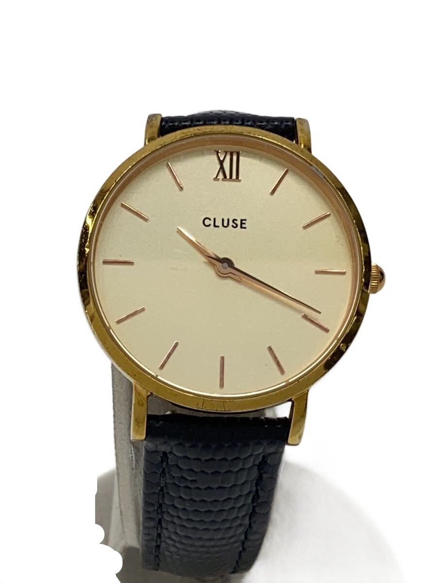 Other - 【中古】CLUSE◆クォーツ腕時計/アナログ/ラバー/BEG/GRY/B52481//【服飾雑貨他】