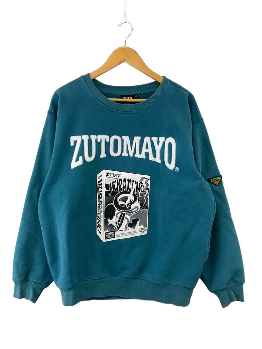 【中古】ZUTOMAYO◆もこもこスウェット/M/コットン/GRN【メンズウェア】