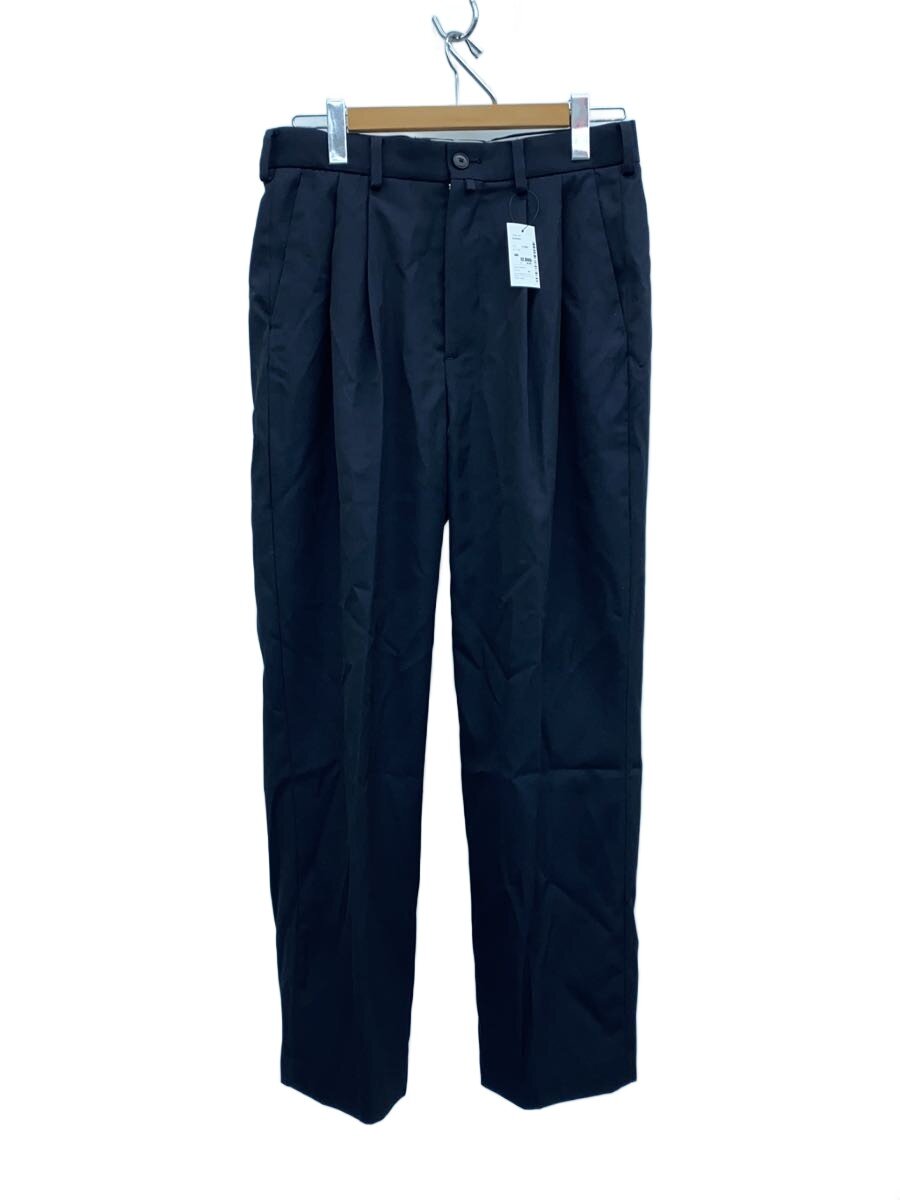 SUMARI◆Wool Gabardine 2Tuck Slacks/スラックスパンツ/2/ウール/NVY/S2204-50007/? NULL ?